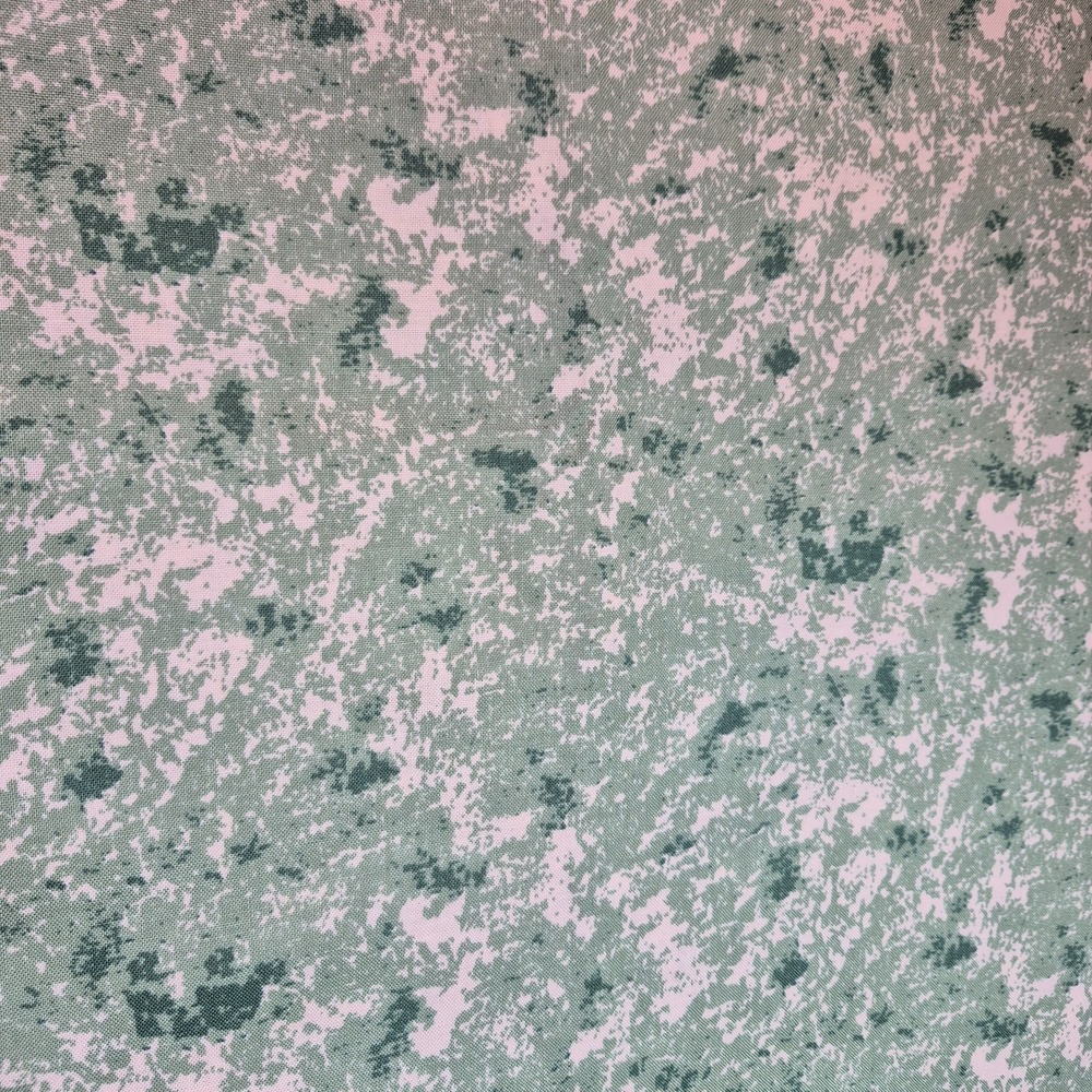 Mottled Green on Tan Quilters Only Creature Comforts SSI Cotton Fabric 5.5 Yards